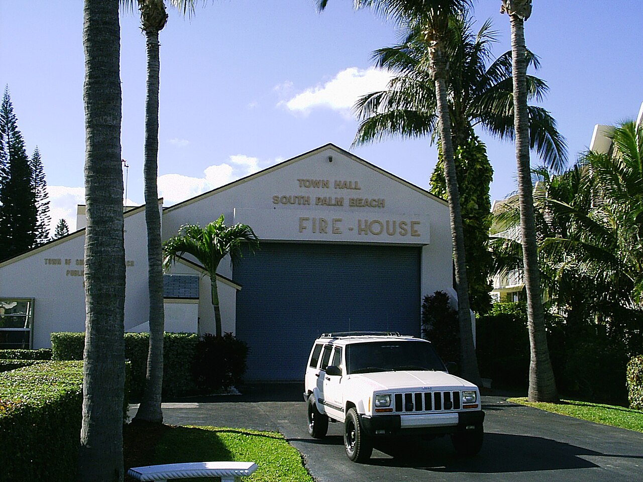 A small municipal town hall building